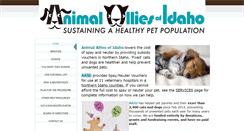 Desktop Screenshot of animalalliesid.org