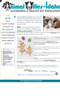 Mobile Screenshot of animalalliesid.org